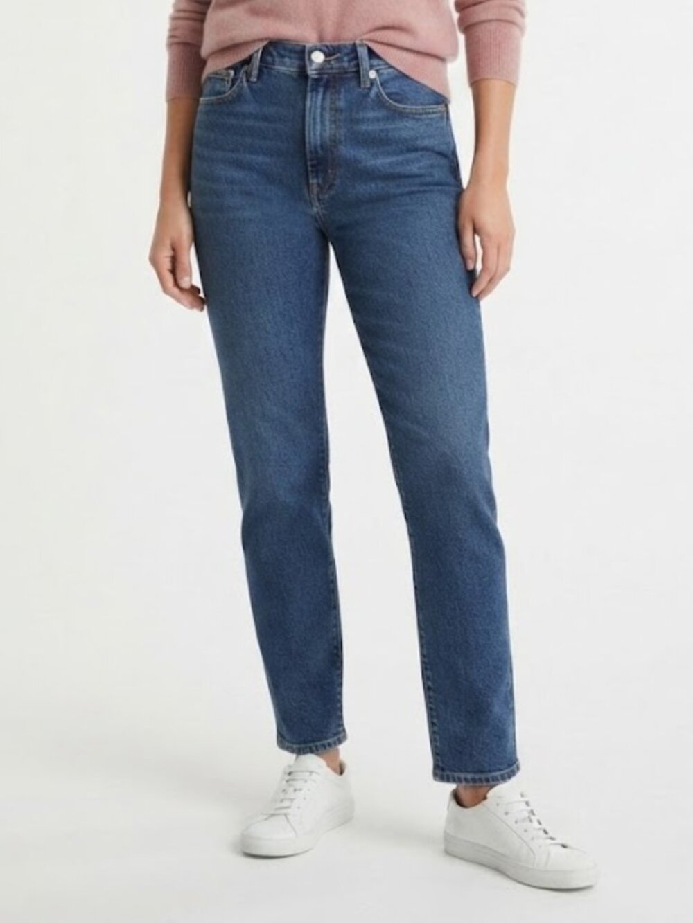 Everlane Curvy Cheeky Jean Crop High Rise Straight Leg Jeans Size 31